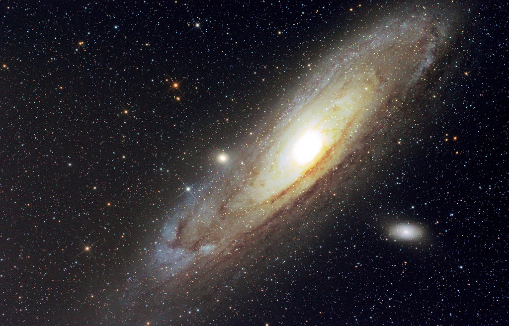 La Galaxie d'Andromède (photo flickr/Luca Argalia)