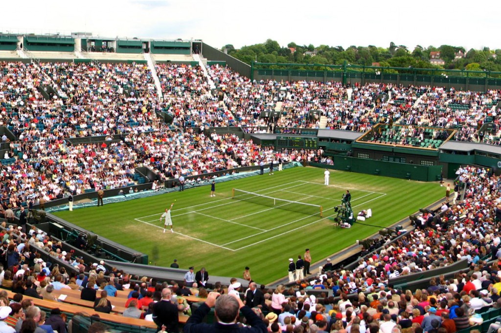Le court central de Wimbledon. (photo flickr/Roo Reynolds)