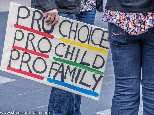 Manifestation pro-choix à Dublin en 2012. (photo flickr/ William Murphy) 