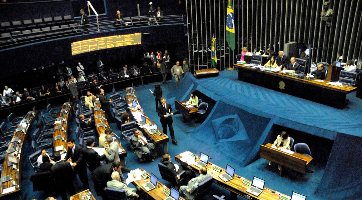Le Sénat est l'une des deux chambres du congrès au Brésil. Photo Wikipedia 
