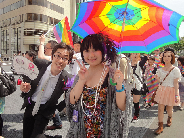La Gay Pride de Tokyo en 2012. (Photo Flickr/ Lauren Anderson) 