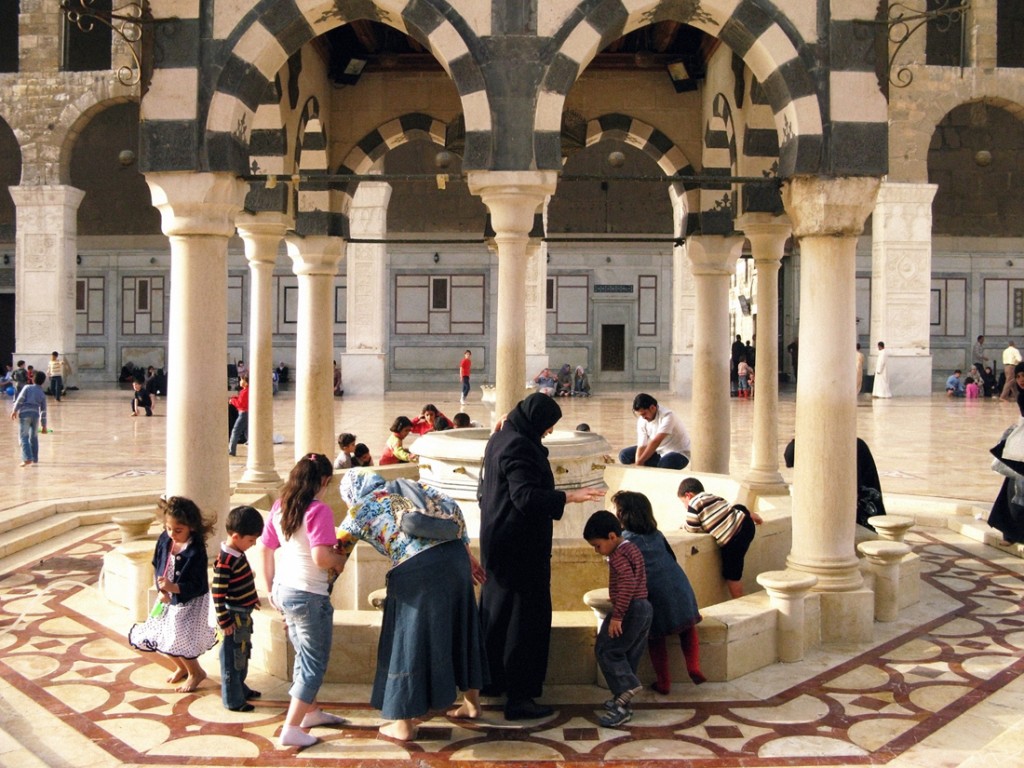 Mosquée des Omeyyades, Damas. (Photo Victor Cavasino/8e étage)