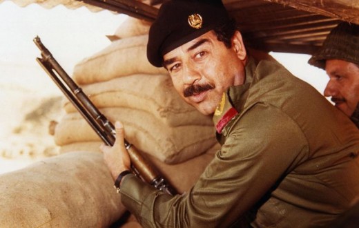 Saddam Hussein. (photo wikipedia)