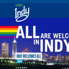  L'office de tourisme d'Indianapolis veut vraiment vraiment que vous sachiez qu'elle n'est pas homophobe.(capture Visit Indy)