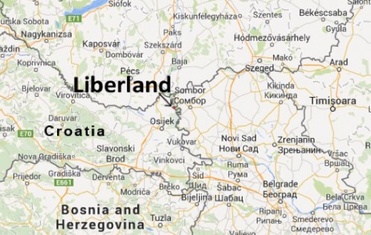 Le Liberland, un petit bout de terre de sept kilomètres carrés niché entre la Serbie et la Croatie.
(Capture d'écran : http://liberland.org/en/about/)