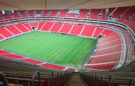 Le Stade Mane Garrincha à Brasilia. (photo flickr/agenciabrasilia)