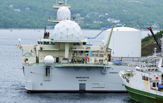 Le F/S Marjata, navire norvégien
(Photo Flickr/ Harvey Barrison)