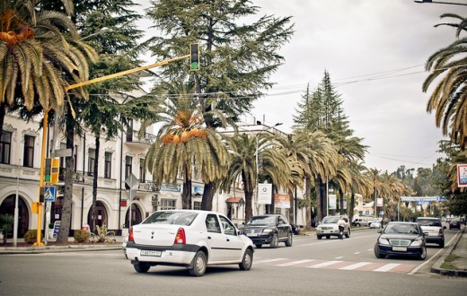 Soukhoumi est la capitale de la région séparatiste d'Abkhazie.
(Photo Flickr/ Marco Fieber)