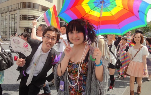 La Gay Pride de Tokyo en 2012.
(Photo Flickr/ Lauren Anderson)
