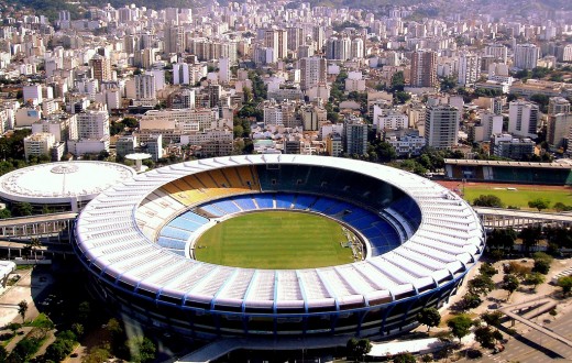 Le stade Maracana de Rio de Janeiro accueillera des matches de foot et les cérémonies d'ouverture et de clôture des JO. (Photo Wikipedia)