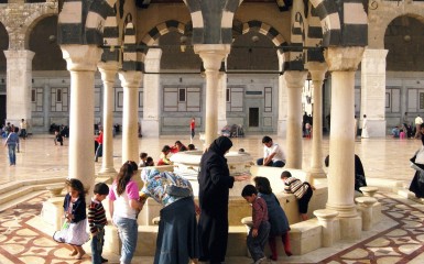 Mosquée des Omeyyades, Damas. (Photo Victor Cavasino/8e étage)
