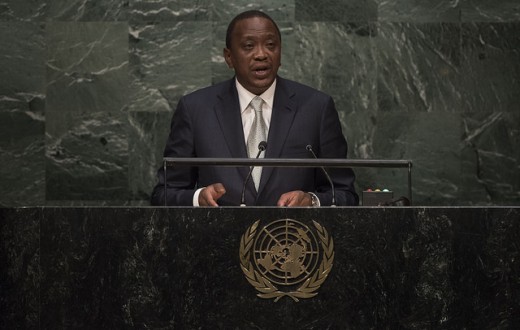 Uhuru Kenyatta, président de la République du Kenya à la 70e assemblée générale de l'ONU. (photo flickr/ United Nations Photo)