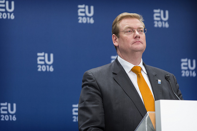 Le ministre de la Justice (Photo Flickr/ EU2016 NL)