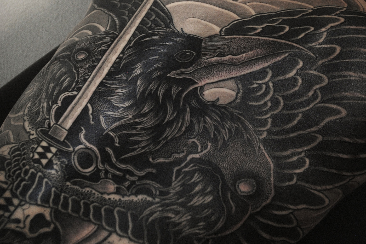 Oeuvre du tatoueur japonais Gakkin. (photo Gakkin)